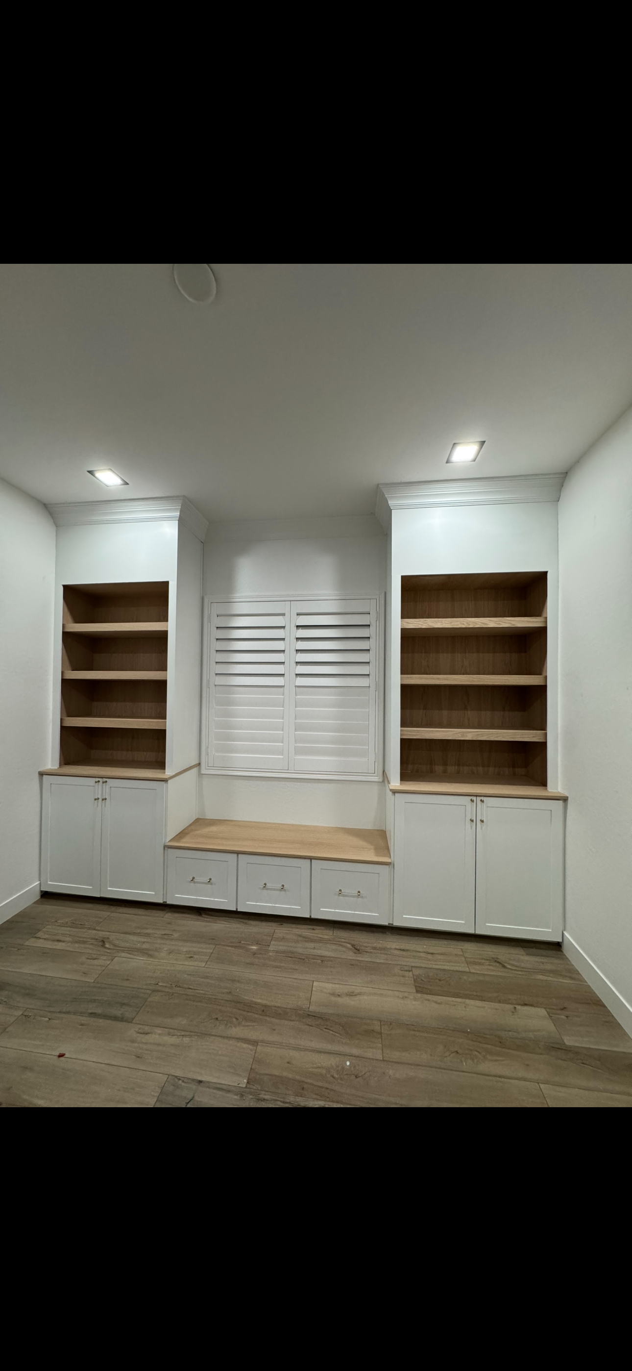 Custom Bench Seat & Shelving