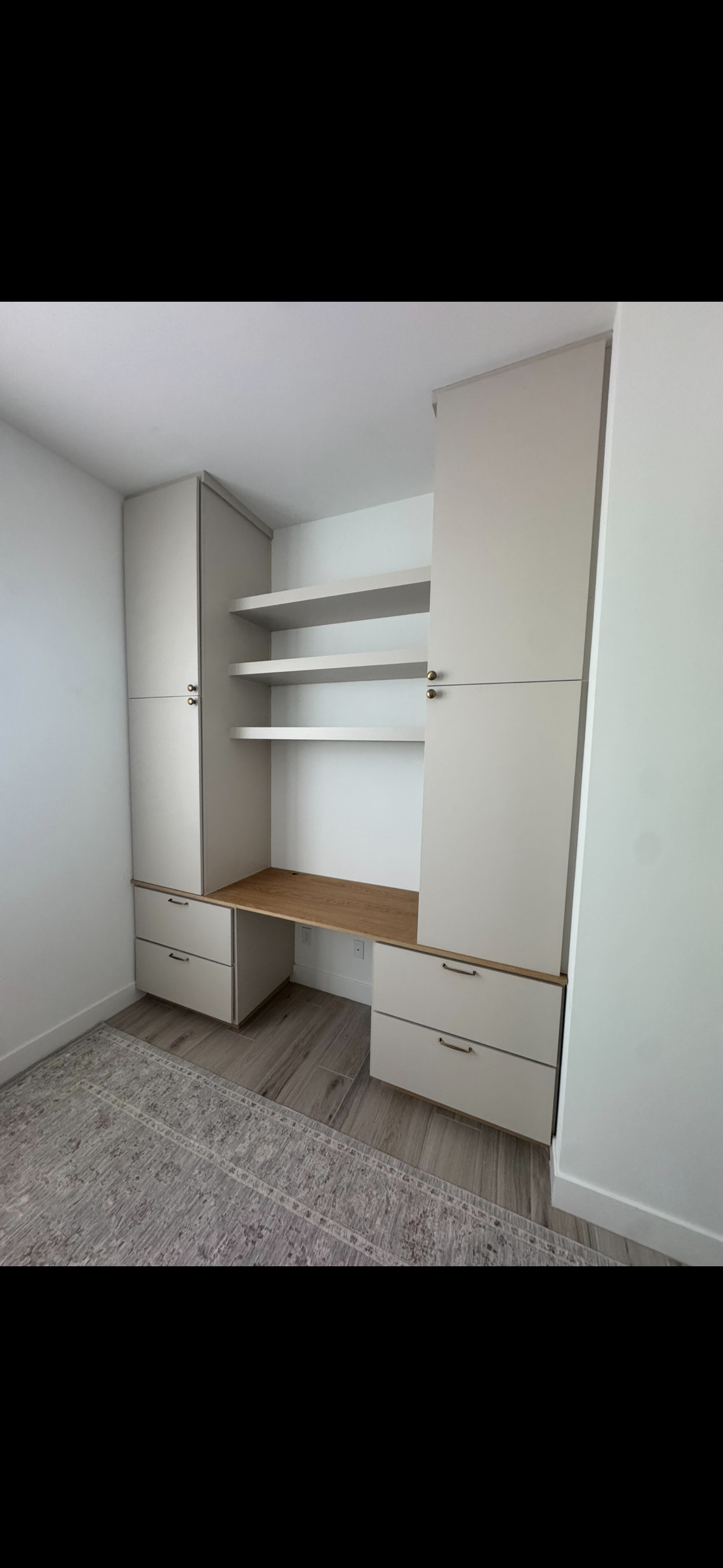 Custom Shelving, Bench & Storage